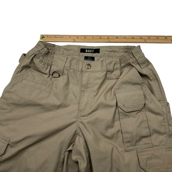 5.11 Tactical Women's Tactical Pro Pants Regular Fit Size 6 Khaki Cargo - Picture 9 of 12